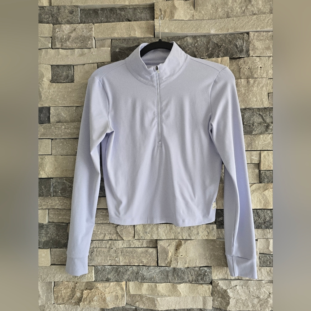 Vuori Studio Half Zip Sz Med Blue EUC